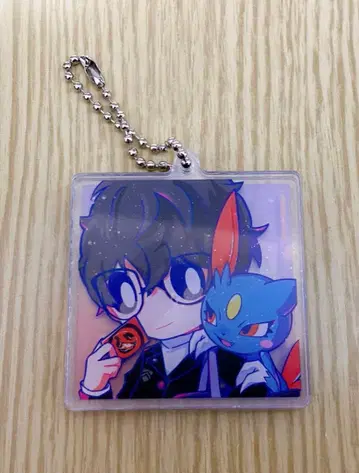 페르소나 5 아마미야 렌 아크릴 키링 포켓몬