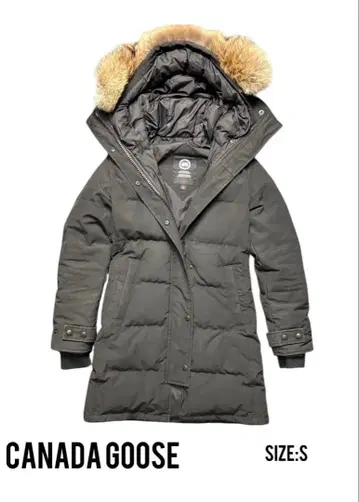 무료배송 CANADA GOOSE 다운 자켓 S 블랙 여성용