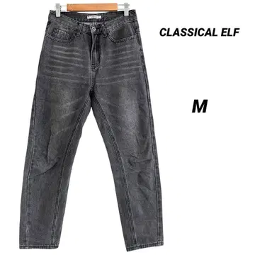 Classical Elf 그레이 테이퍼드 데님 M 캐주얼 성인 심플