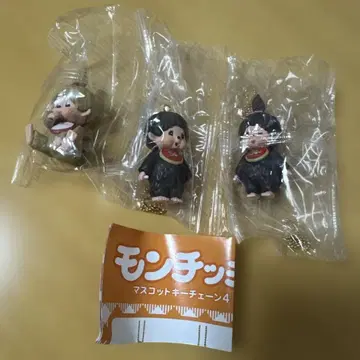 몬치치 마스코트 키체인 4 새상품 가챠가챠
