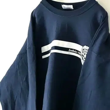 헤인즈 폴리 MWCPD 맨투맨 트레이닝복 L 네이비 구제 의류