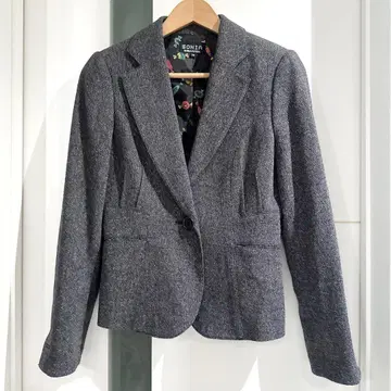 SONIA RYKIEL 테일러드 자켓 38 그레이