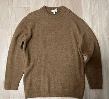 beauty & youth 브라운 크루넥 스웨터 XL 남성용