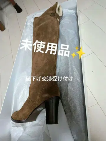 ANNA SUI 브라운 오버니 부츠