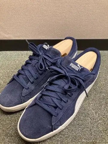 PUMA 스니커즈 네이비 스웨이드 26.5cm