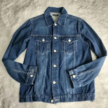 [ 새상품급 ] ITEMS 다크 블루 데님 자켓 38 M 사이즈