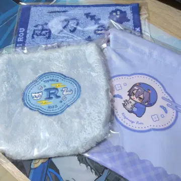 코야나기 로우 Dytica Happy Pack 니지산지 타월 파우치