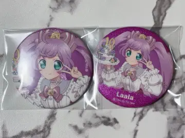 프리파라 꽃 축제 10주년 글리터 캔뱃지 마나카 라라