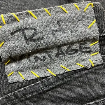 R.H. VINTAGE 블랙 데님 23 론 헤르만