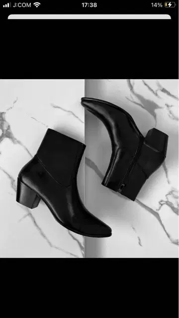 PANERO 'CLASSIC' 60MM HEEL BOOTS BLACK
