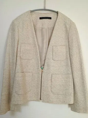 새상품급 그린 라벨 릴랙싱 트위드 자켓 S 사이즈