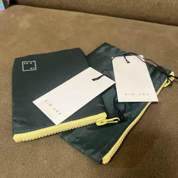 RIM ARK 화이트 파우치 2개