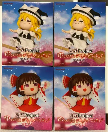 동방Project 느긋한 스타일 SD 피규어 레이무 마리사 4체 세트