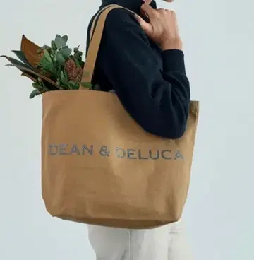 DEAN&DELUCA 차리티 토트백 2025 카페오레 L 사이즈