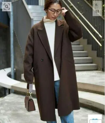 framework SUPER160s 더블 브레스트 코트