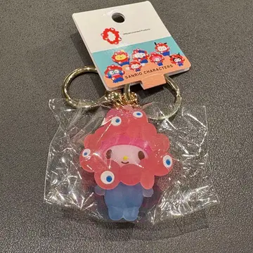 만박 산리오 미야쿠미야쿠 입체 마스코트 키링 클리어 마이멜로디