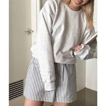 캐널진 HARING 소매 자수 래글런 트레이닝복