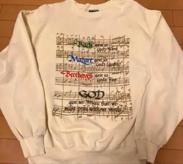 맨투맨 90s USA제 베토벤 모차르트 바흐 악보