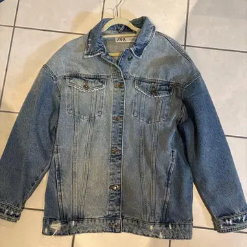 ZARA 라이트 블루 데님 자켓 M