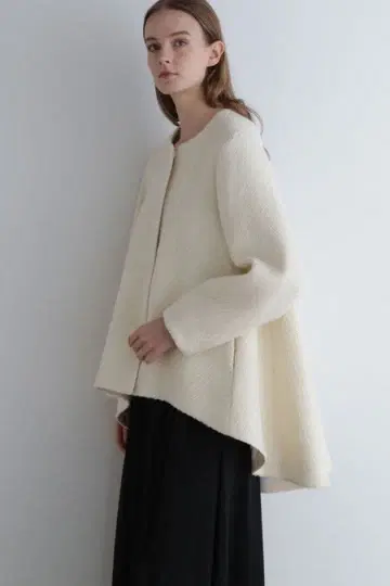 루피 로빙 칼제 자켓 (노카라 코트)