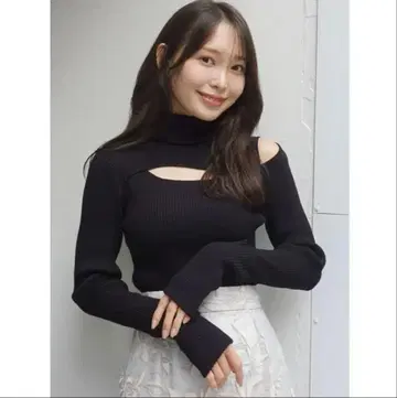 MERCURYDUO 2WAY 슬릿 터틀 니트