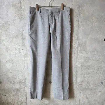 Calvin Klein 슬랙스 32 그레이 계열 테이퍼드 구제 의류