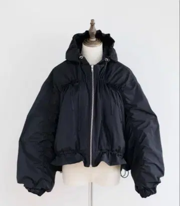 Pois 포와 리본 블루종 블랙