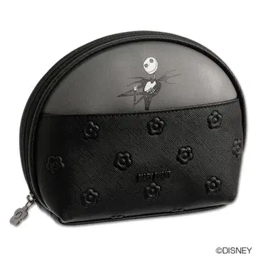 MARY QUANT 잭 디자인 라운드 파우치