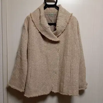 군언당 베이지 숄카라 자켓 코트