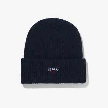 NOAH 니트 모자 코어 로고 비니 블랙