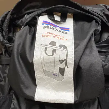 patagonia TRAVEL TOTE PACK 블랙
