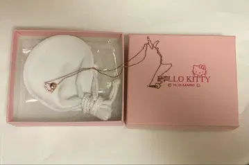 Sanrio HelloKitty 헬로키티 목걸이 핑크 골드