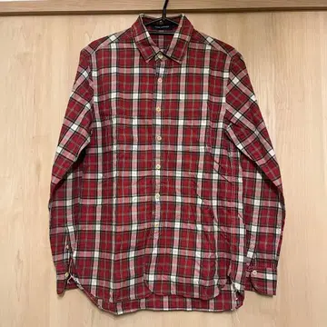 남성용 어반 리서치 체크 셔츠 M