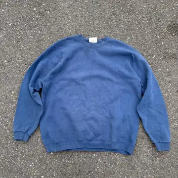 80s 90s blank Lee Blue sweat