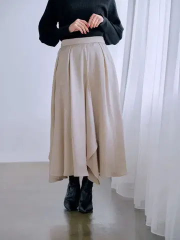 빈티지 새틴 페탈 스커트