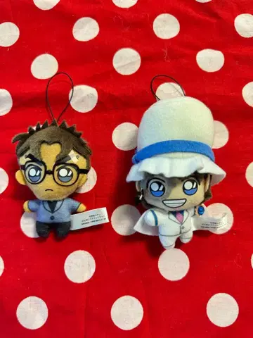 명탐정 코난 봉제 인형 키체인 마스코트 쿄고쿠 마코토 괴도 키드