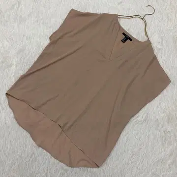 FOREVER21 V넥 블라우스 베이지 M 심플