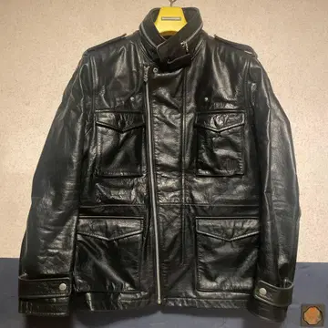 Swagger M-65 가죽 라이더 자켓 L