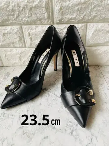 DIANA 스틸레토 펌프스 23.5cm 블랙