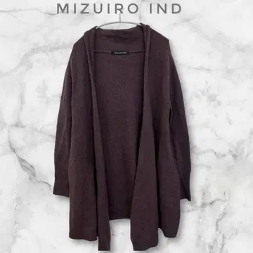 mizuiro ind 울 롱 가디건