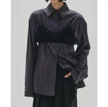 todayful 투데이풀 프릴 튤 뷔스티에