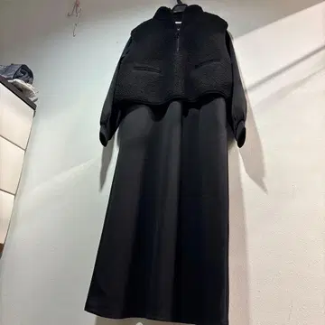 B:MING 블랙 롱 원피스 베스트 포함