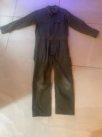 올리브 그린 오버롤 9포켓