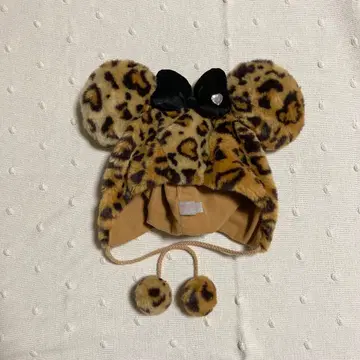 디즈니 팬 캡 레오파드 무늬