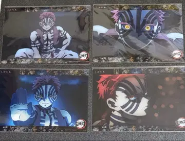 귀멸의 칼날 귀습래 빅 클리어 카드 WEBSHOP 복권 귀집결 아카자