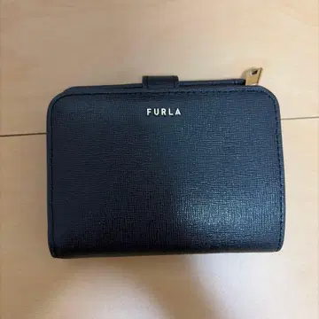 FURLA 블랙 접이식 지갑