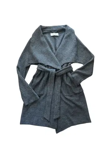 ZARA 자라 그레이 롱 코트 허리 벨트 포함 XS