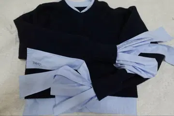 Bibiy ANGELIQUE KNIT 도킹 가디건 네이비