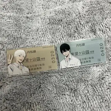 빛이 죽은 여름전 단송선 티켓풍 아크릴 배지 히카루 요시키