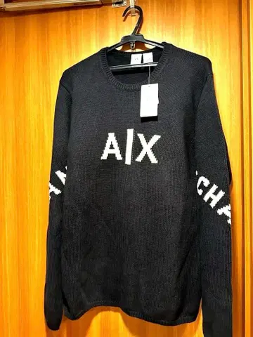 A|X 아르마니! 네이비 니트 택 포함 새상품!!